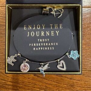 Brilliance Fine Jewelry - silver bracelet with charms